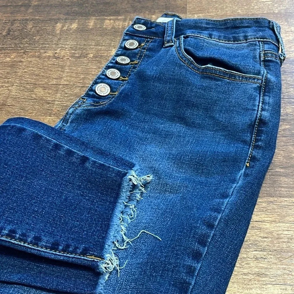 KanCan raw helm button fly high rise size - Picture 5 of 5